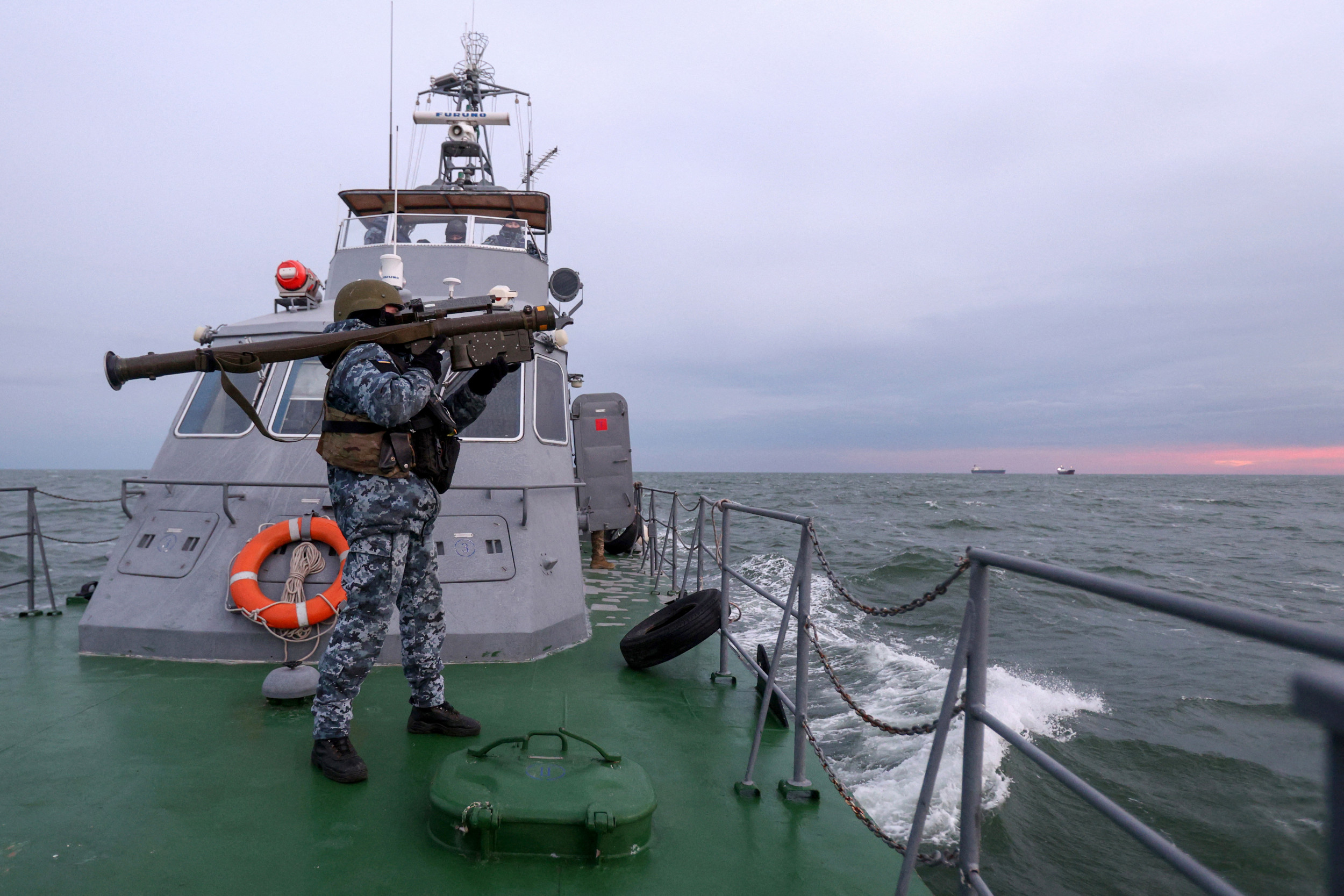 "Ukrainian Naval Drones Destroy Russian Patrol Ship in Black Sea"