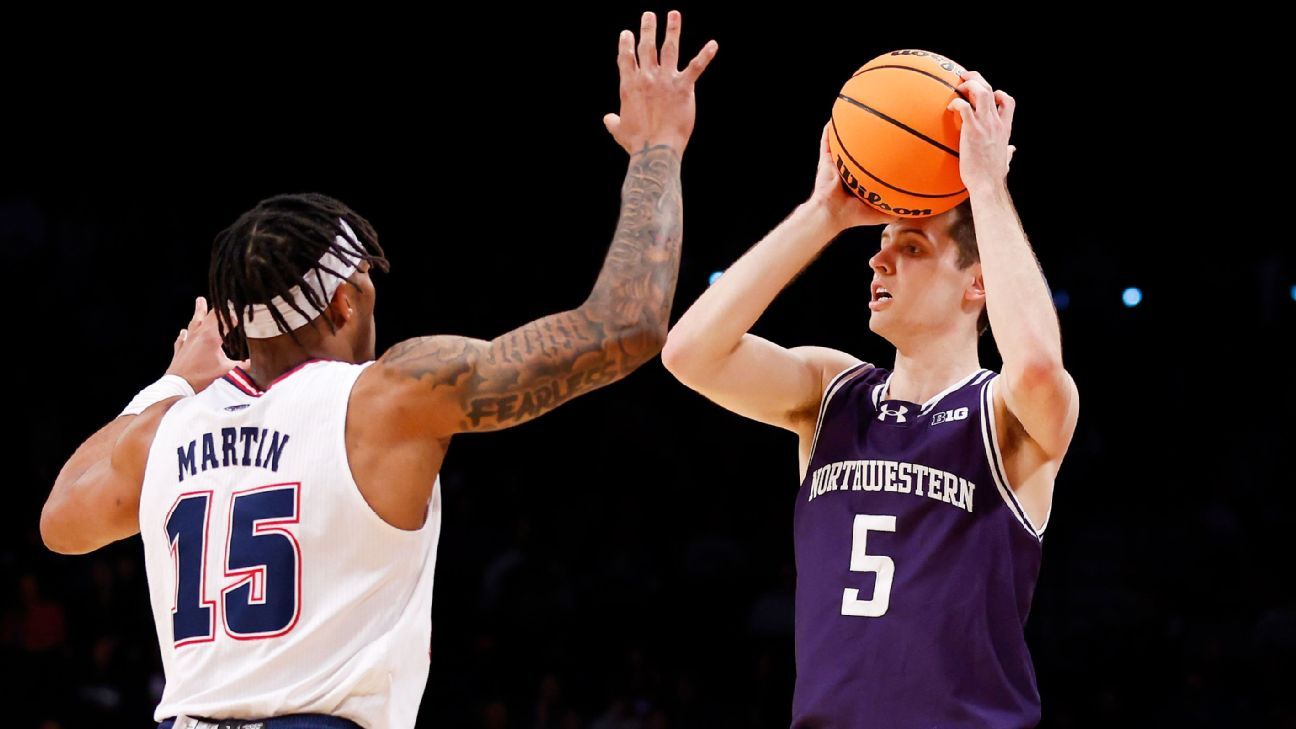 Featured image for "Ryan Langborg Leads Northwestern to Victory Over Florida Atlantic in NCAA Tournament"