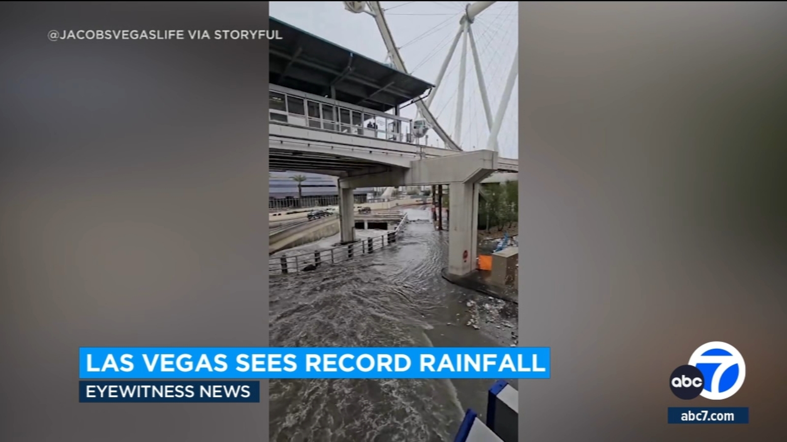Featured image for "Las Vegas Hit by Record Rainfall and Flooding Threat Ahead of Super Bowl Sunday"