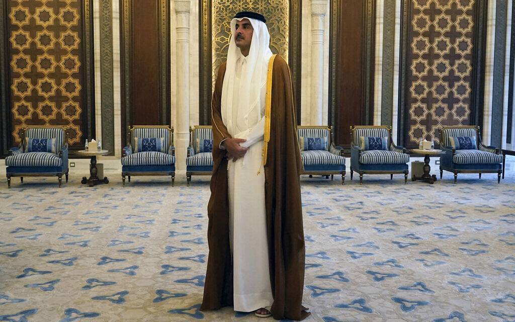 Qatari Emir Condemns Israel's Allies for Granting 'Free License to Kill'