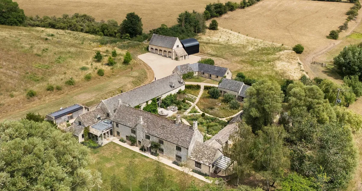 Featured image for Ellen DeGeneres Lists Cotswolds Farmhouse for $30 Million
