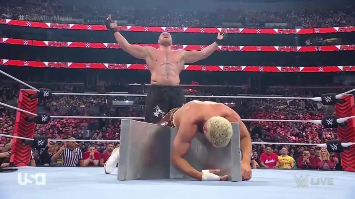 Brock Lesnar Joins Forces with Cody Rhodes Against Roman Reigns on WWE Raw