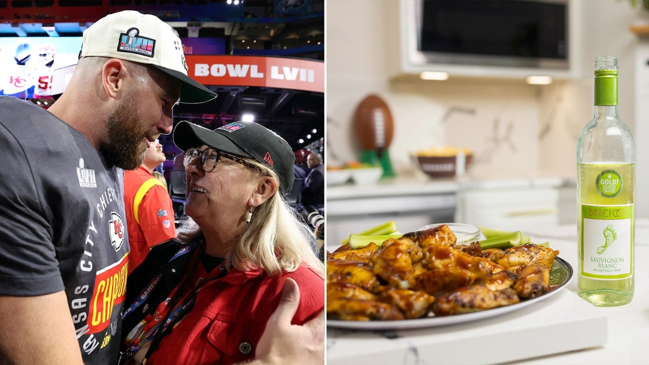 Featured image for "Travis Kelce's Super Bowl Chicken Wing Recipe Revealed by Mom Donna Kelce"