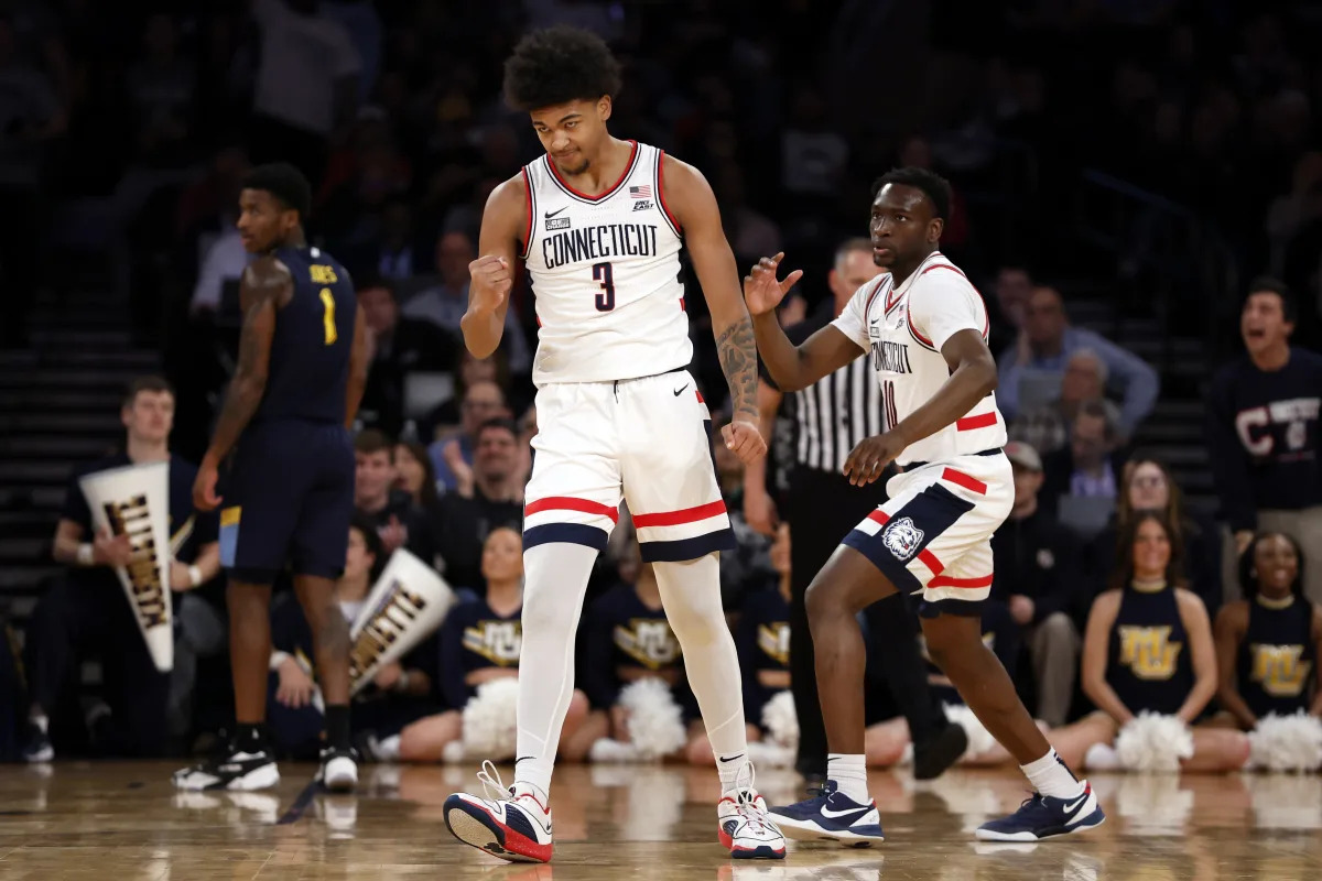 "UConn Claims Big East Title with Victory Over Marquette"