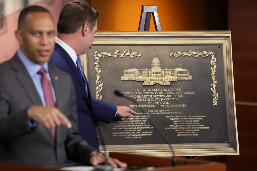 Featured image for Jan. 6 Memorial Plaque Disappears Amid Ongoing Investigations