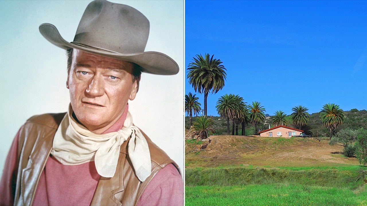 Featured image for John Wayne's iconic 2,000-acre California ranch listed for $12 million.