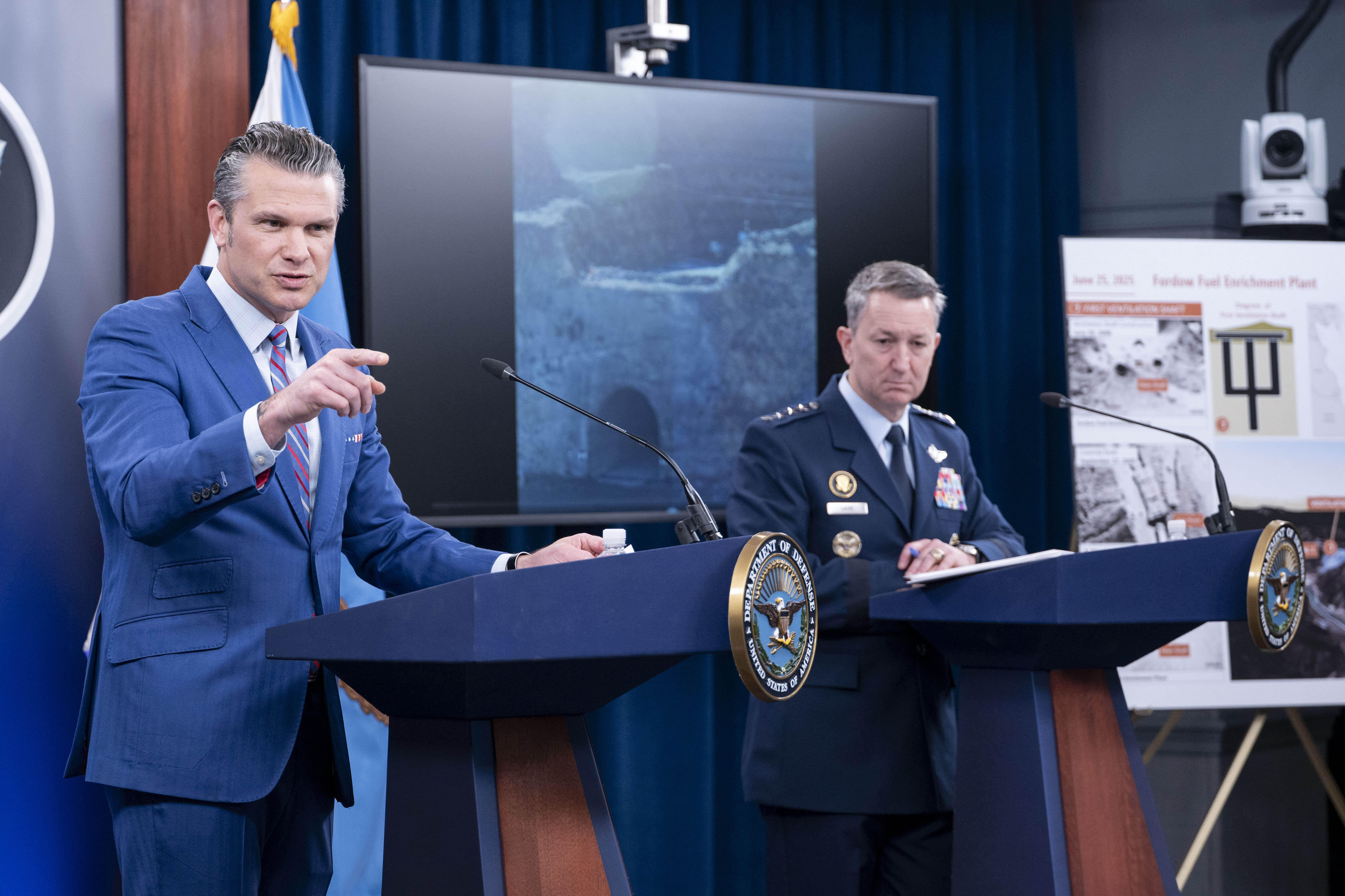 U.S. Officials and Trump Highlight Military Actions and Claims on Iran