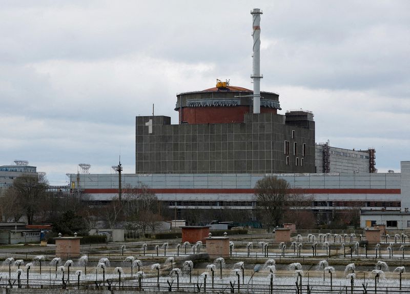 Russia accused of planning nuclear power plant accident simulation in Ukraine.