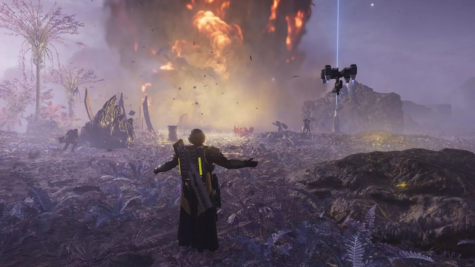 "Helldivers 2 Struggles with Declining Player Base and Controversial Updates"