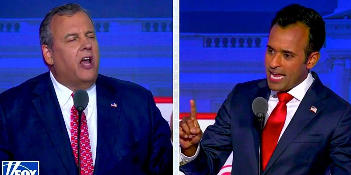 Featured image for Fiery Exchange: Christie and Ramaswamy Clash at GOP Debate