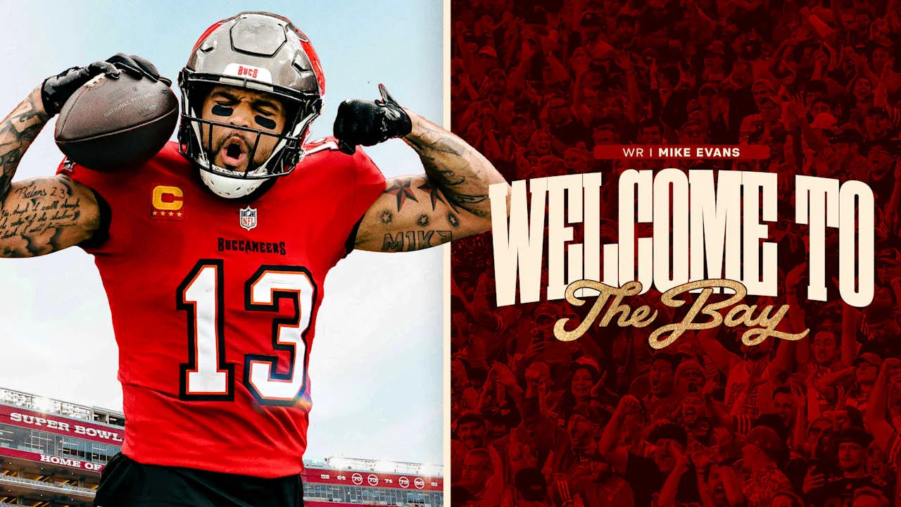 49ers add veteran WR Mike Evans on a 3-year deal