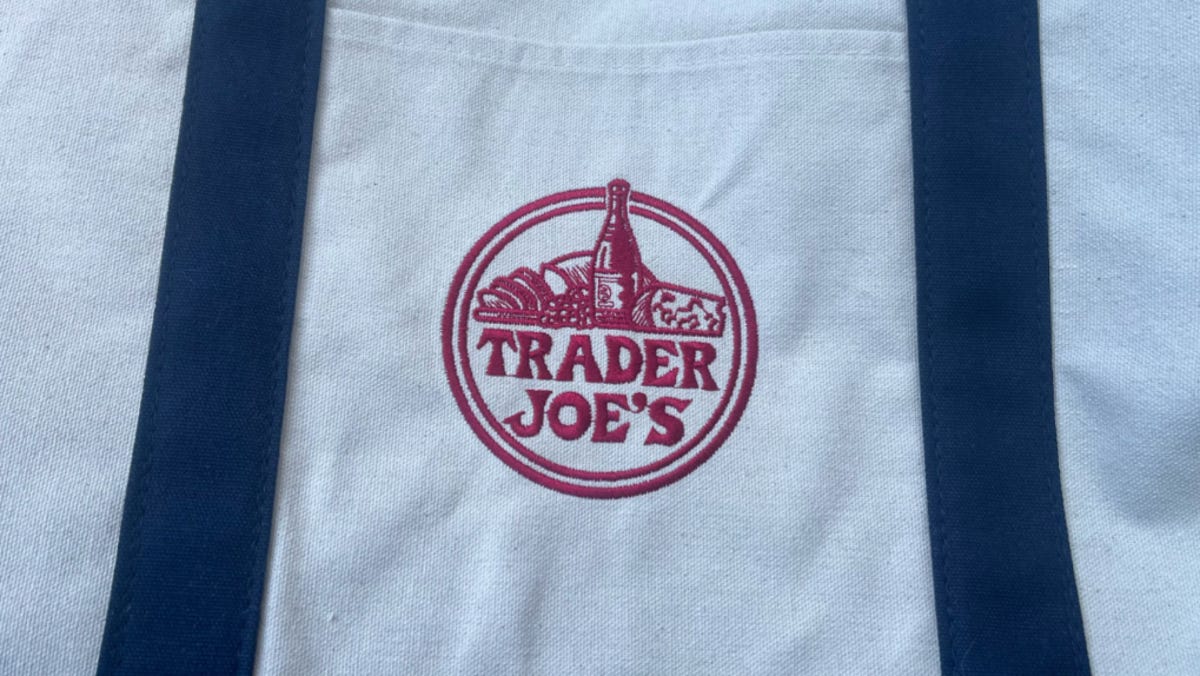 Featured image for Trader Joe's $2.99 Tote Bags Resell for $500 Amid Social Media Craze