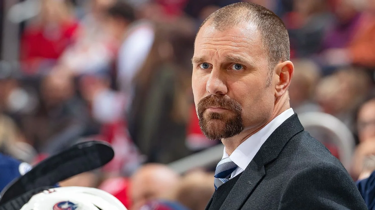 Columbus Blue Jackets part ways with head coach Brad Larsen after disappointing seasons.