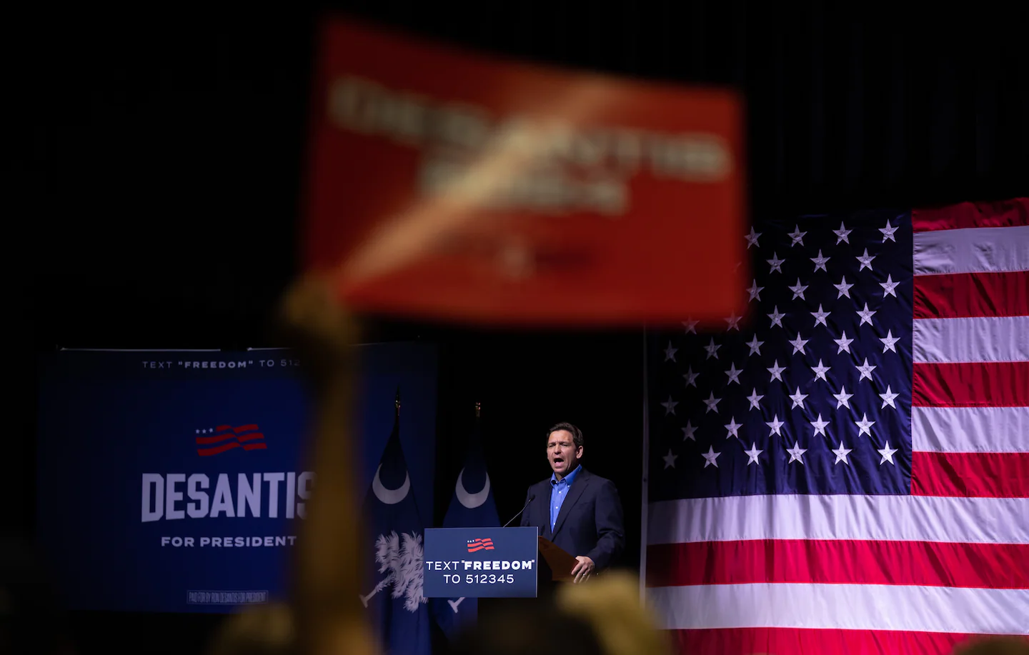 DeSantis faces mixed reception on campaign trail in South Carolina.