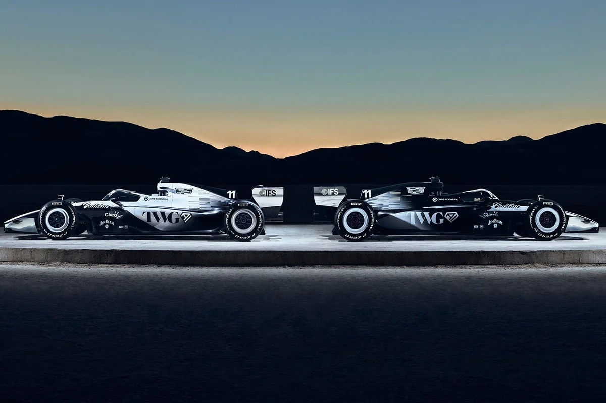 Cadillac debuts two-tone F1 livery for its maiden season