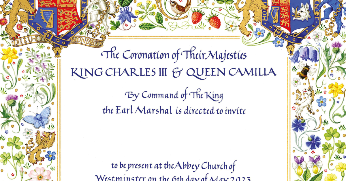 "Queen Camilla" officially named on King Charles' coronation invitation.