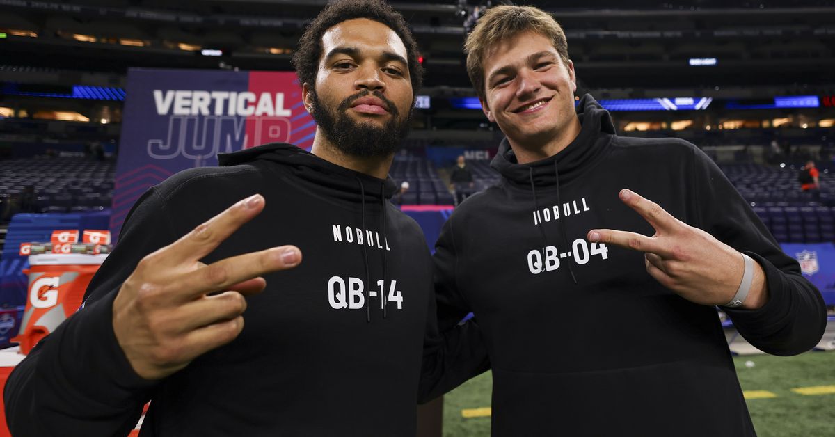 Featured image for "2024 NFL Draft: Player Comparisons, Mock Picks, and QB Strategies"