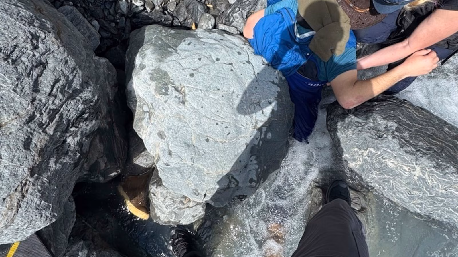 Featured image for Alaska Man Survives 3 Hours Under 700-Pound Boulder in Creek