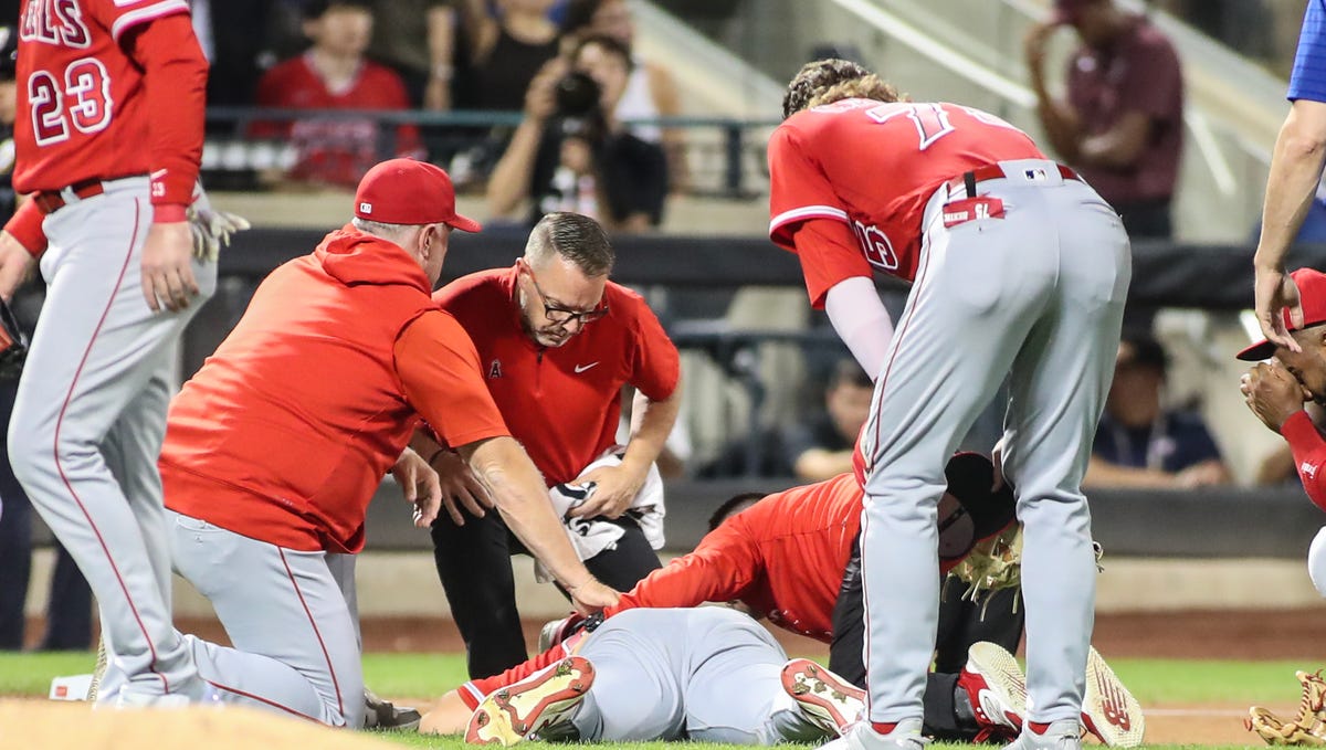 Angels' Chase Silseth Hospitalized After Teammate's Errant Throw Strikes Head