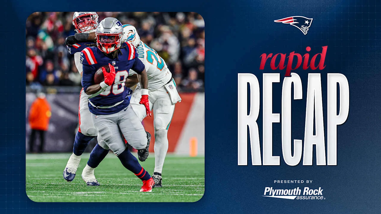 Patriots Finish Strong with 38-10 Win, Securing No. 2 Seed