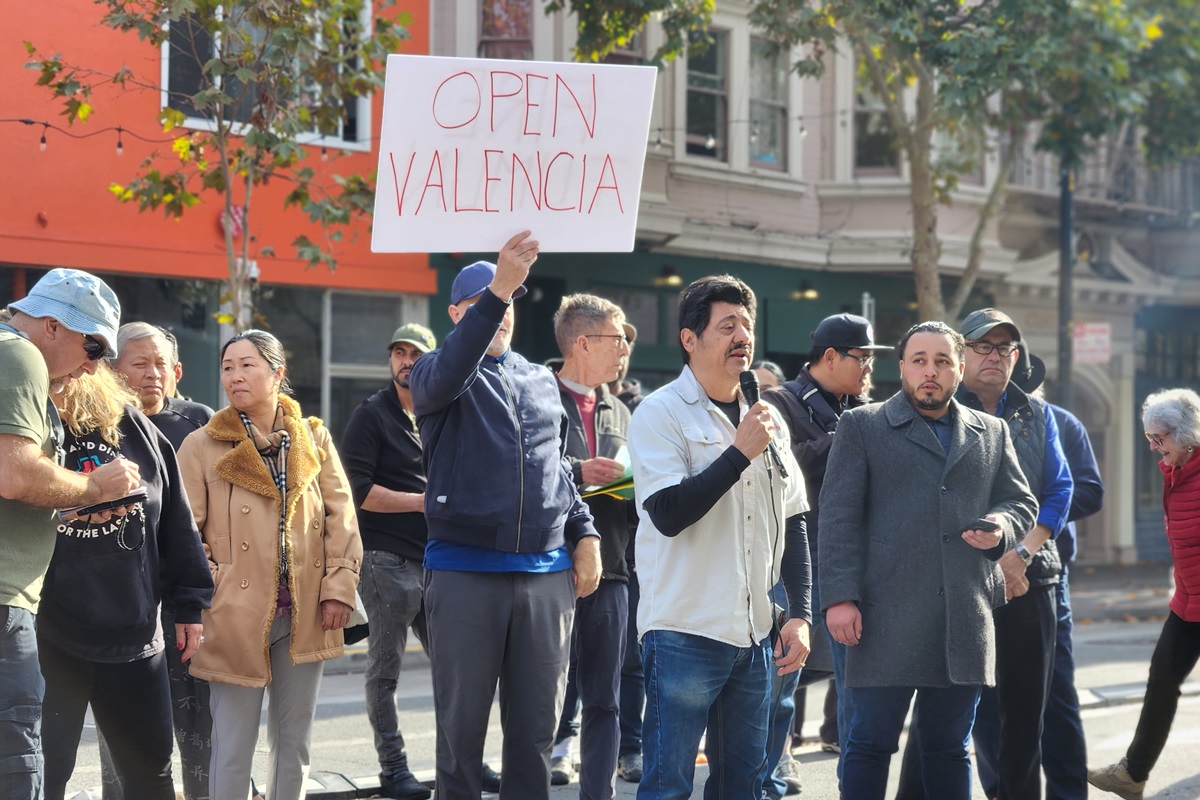Featured image for Business Owners Rally Against Valencia Bike Lanes, Seek Solutions