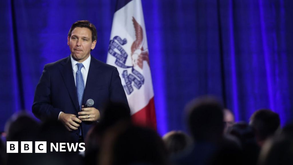 DeSantis distances himself from Trump's drama.