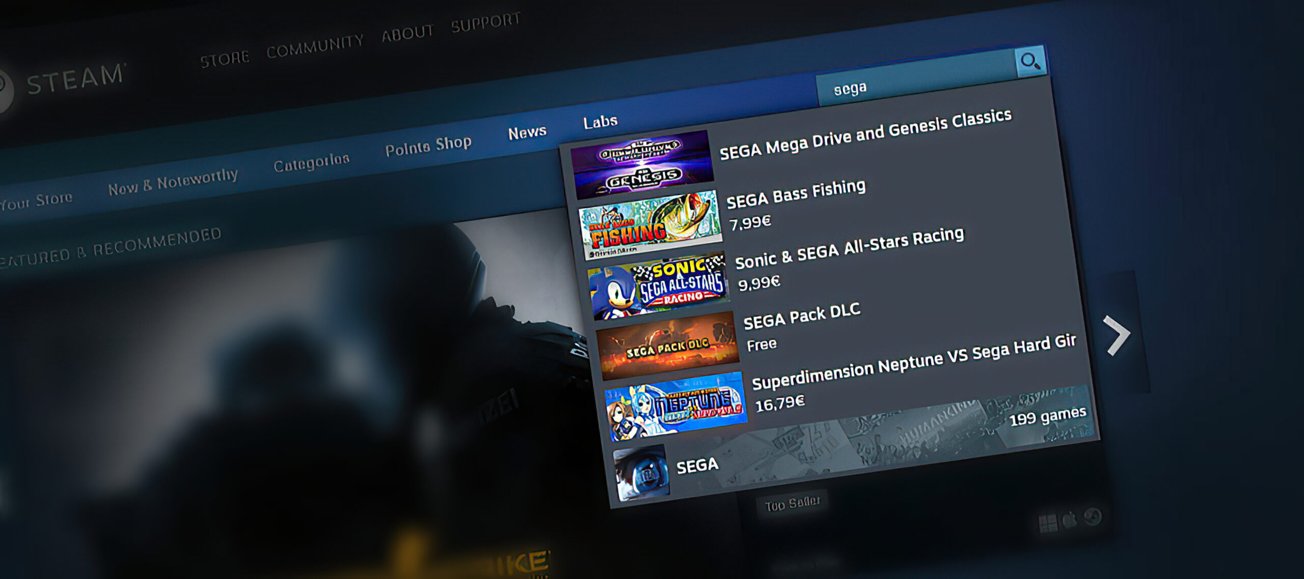 "Improved Steam Search Enhances User Experience"