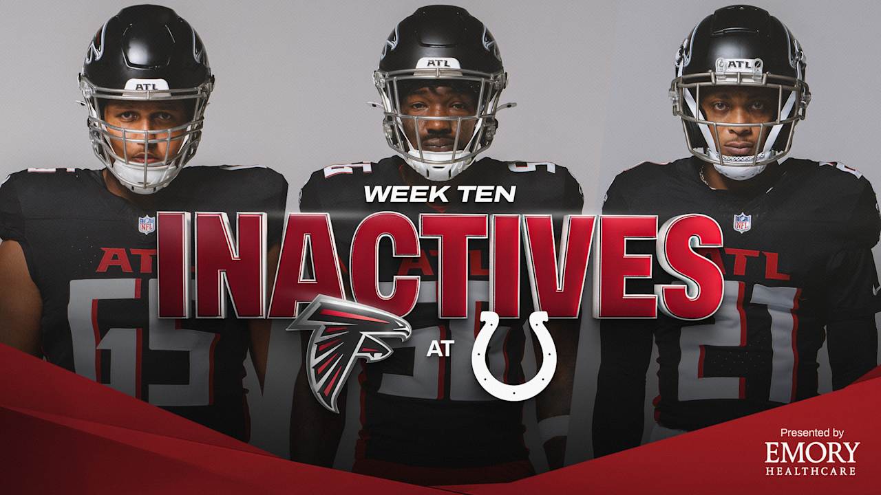 Featured image for Falcons face key injuries and lineup changes against Colts in Week 10