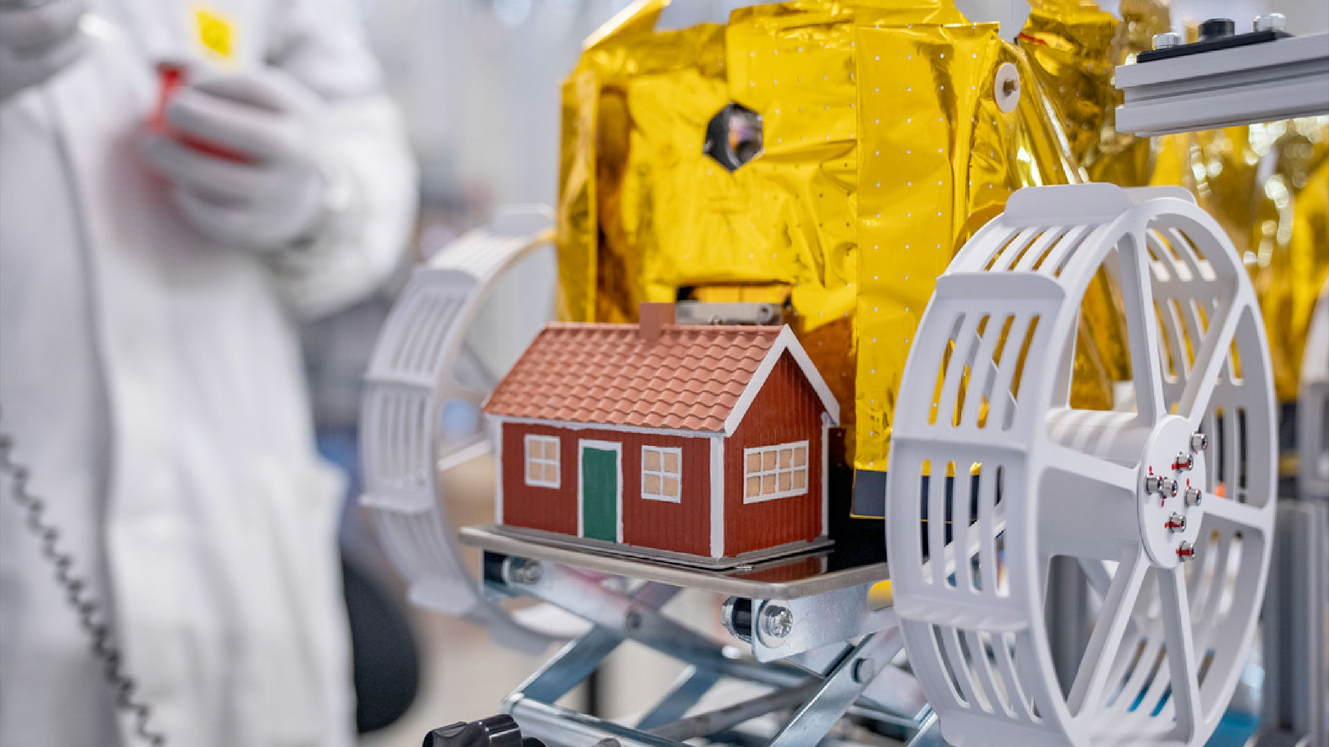 Featured image for Europe's First Moon Rover Carries a Tiny Red House