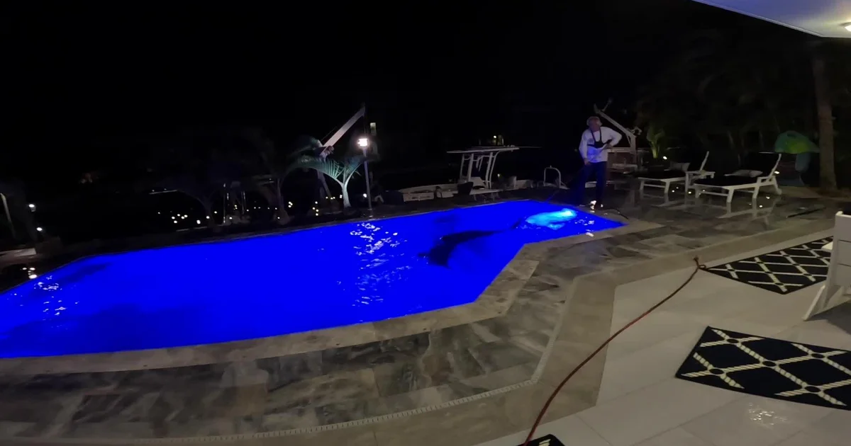 Florida Homeowner's Pool Invaded by Massive 10-Foot Crocodile.