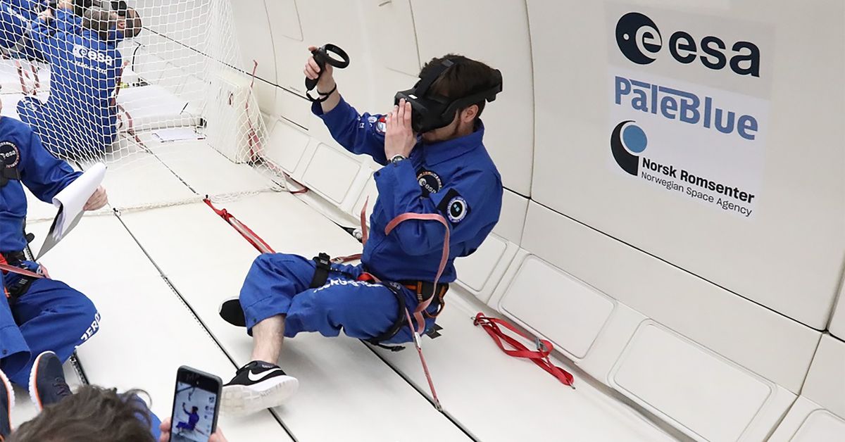 Featured image for HTC Sends VR Headsets to Space for Astronaut Mental Health