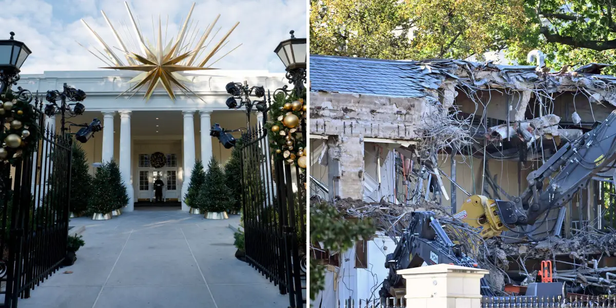 Featured image for White House East Wing Demolished Amid Trump Controversy