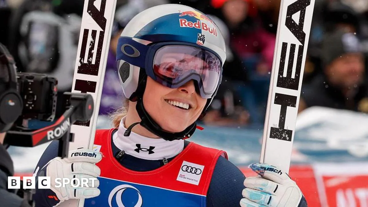 Featured image for Lindsey Vonn, 41, Secures Second World Cup Title and Olympic Favoritism