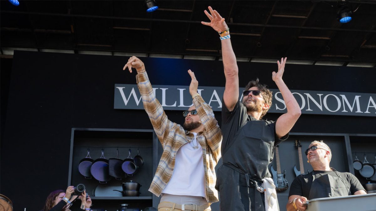 Featured image for Steph Curry and Bradley Cooper Thrill Fans with Cheesesteaks at BottleRock