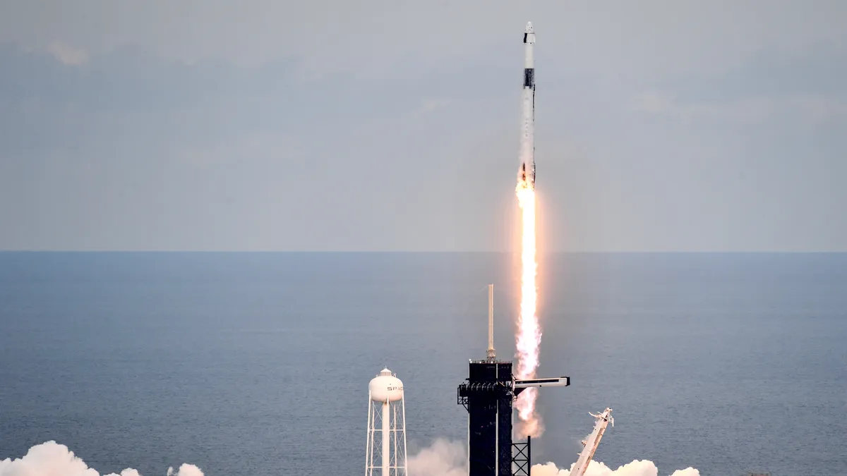 SpaceX Launches Diverse Crew to Space Station.