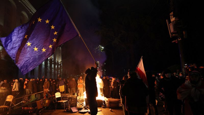 Georgia Erupts in Protests Over EU Membership Suspension