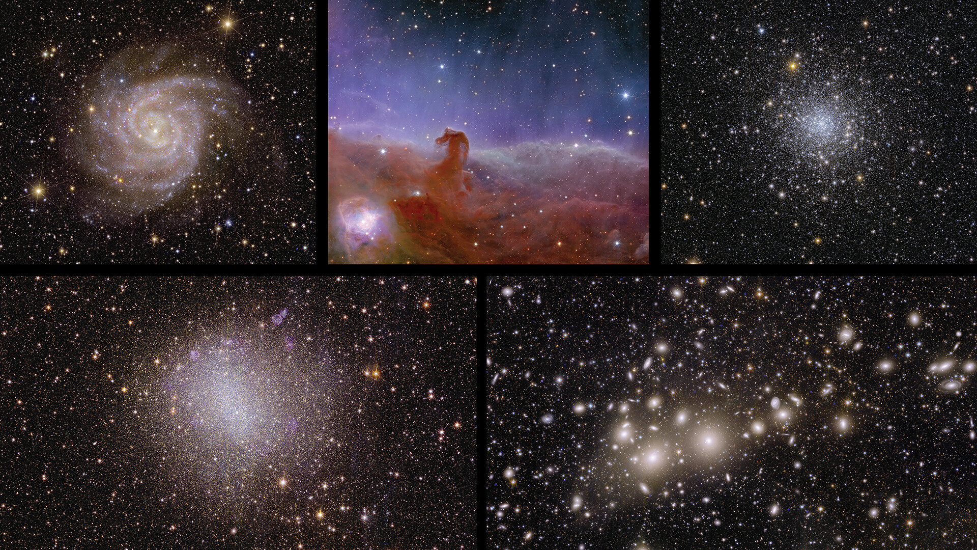 Euclid's Telescope Unveils Cosmic Wonders and Ancient Clusters
