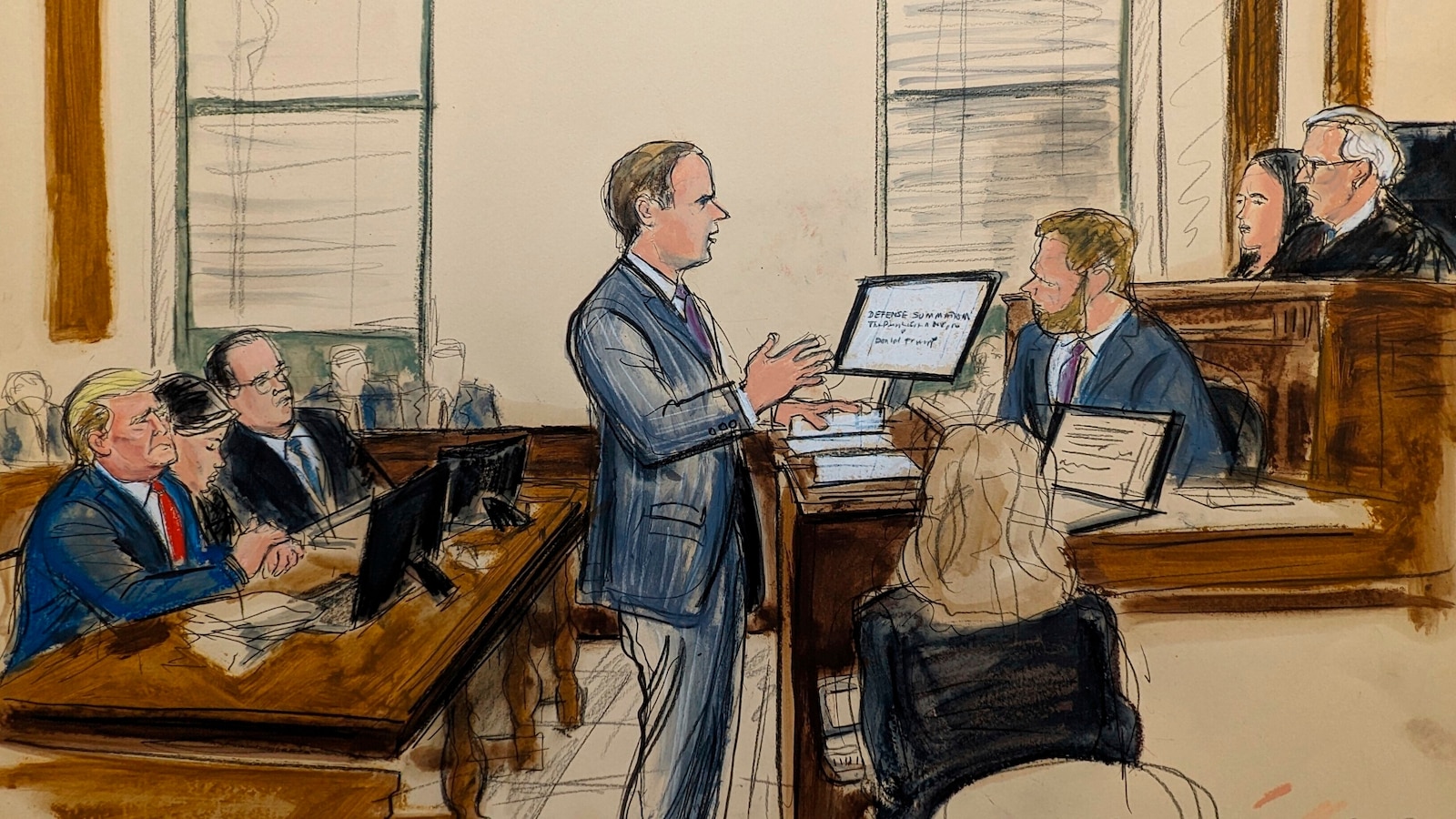 "Key Moments in Trump's Civil Fraud Trial Closing Arguments"