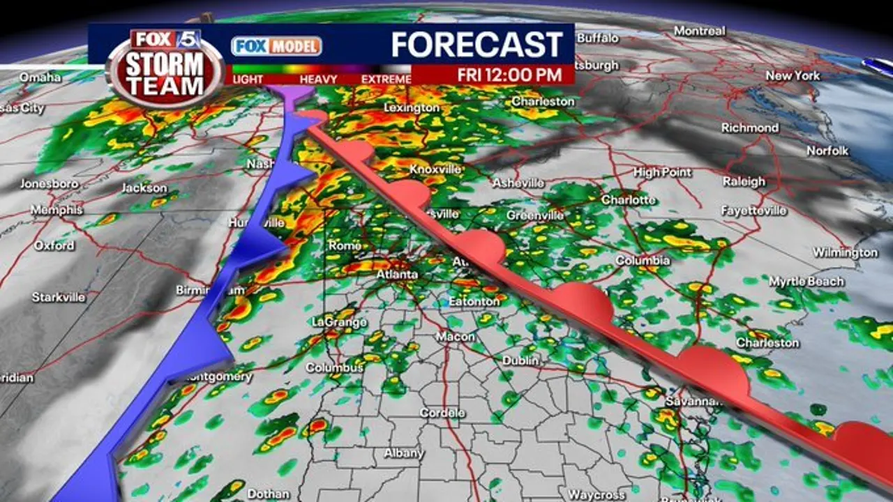 "Georgia Braces for Severe Weather: Tornadoes, Damaging Winds, and Cold Weekend Ahead"