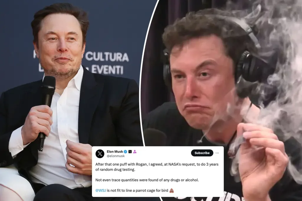 "Elon Musk: Drug Test Results and Sleep Troubles"
