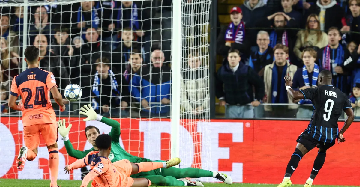 Featured image for Barcelona's Defensive Struggles and Thrilling Draw with Club Brugge