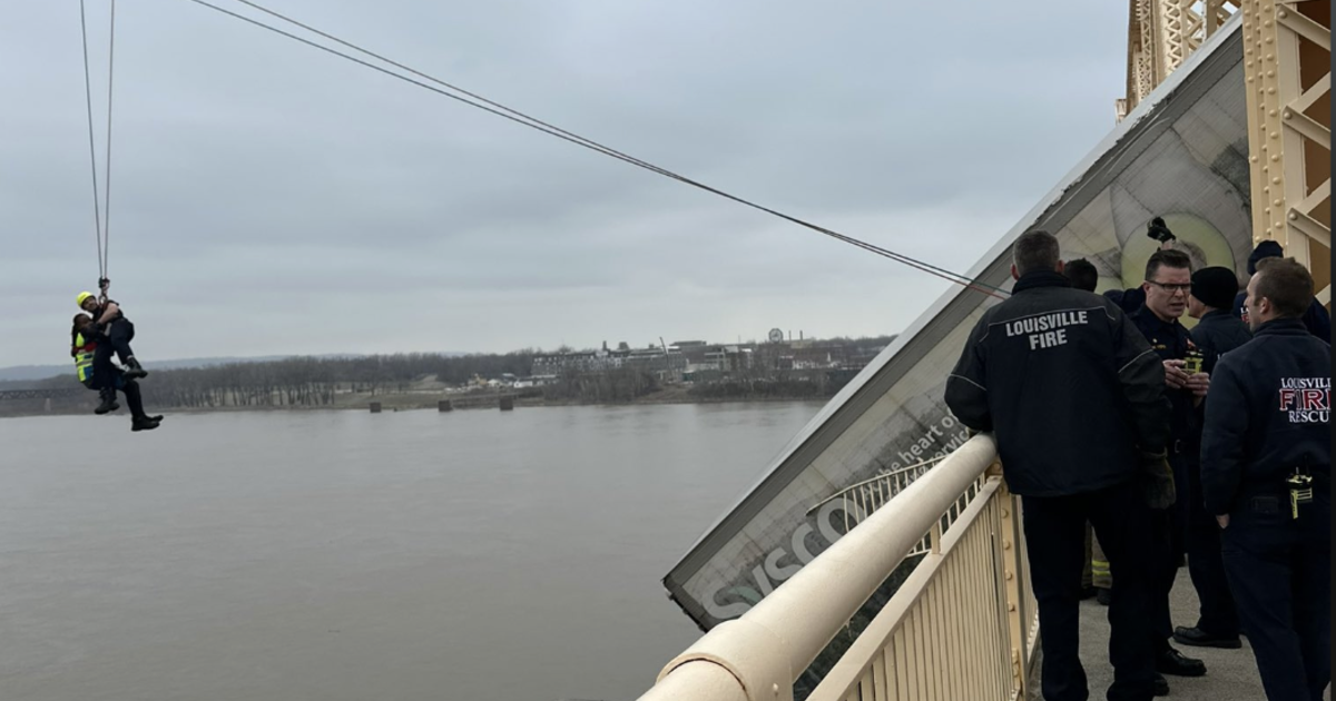 Featured image for Dramatic Rescue: Driver Saved from Dangling Semi on Louisville Bridge