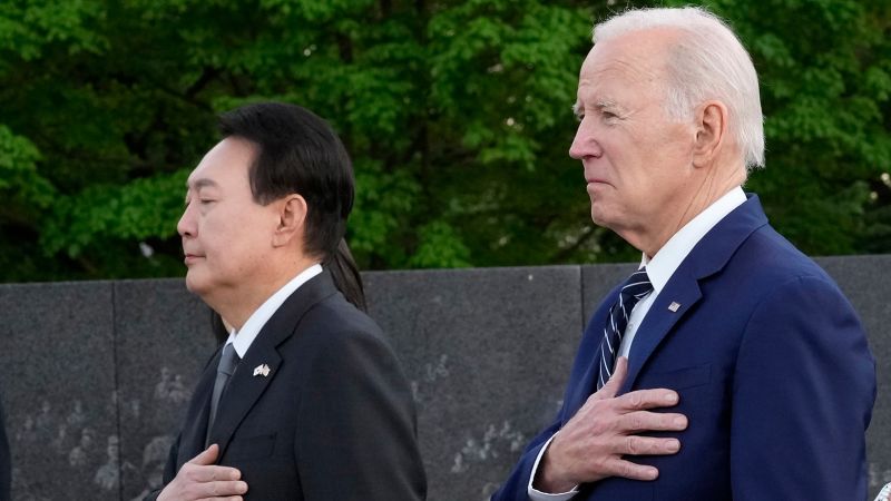 Featured image for Biden and South Korea unite against North Korea's nuclear threat.