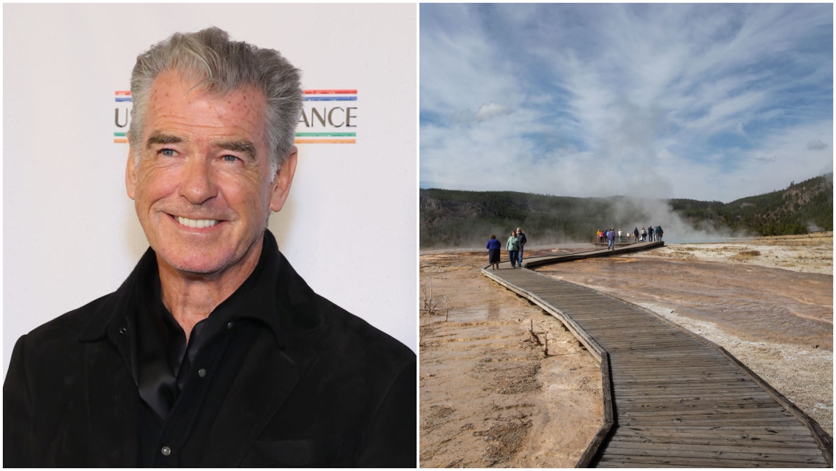 Featured image for Pierce Brosnan Fined for Yellowstone National Park Violation