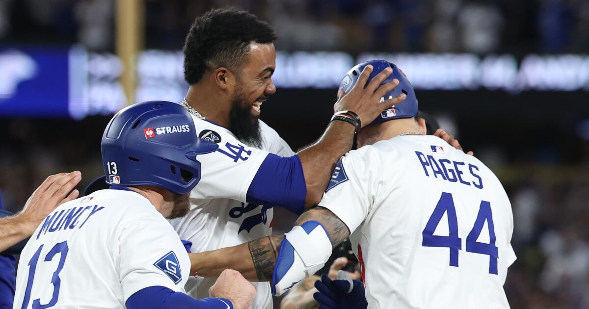 Featured image for Dodgers clinch NLCS berth in dramatic walk-off victory over Phillies