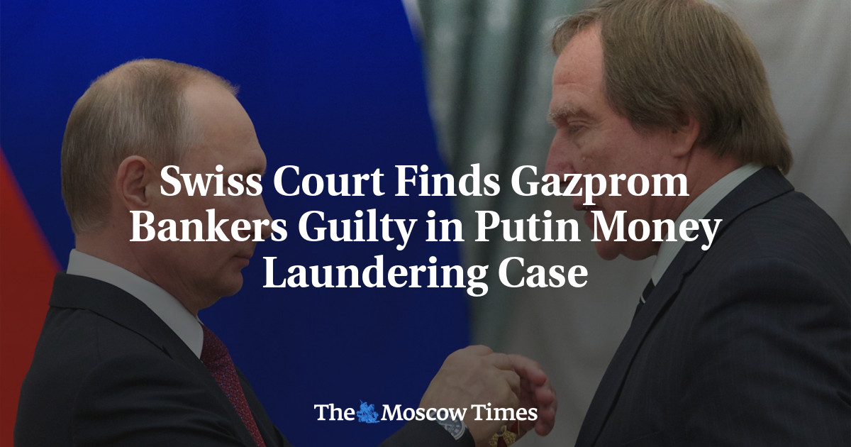Featured image for Bankers Convicted in Putin Money Laundering Case Over Swiss Accounts.