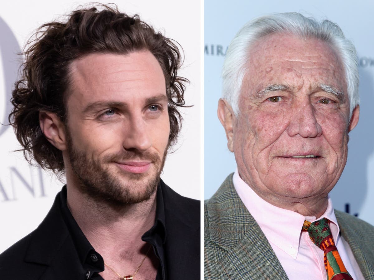 Featured image for "George Lazenby Endorses Aaron Taylor-Johnson as Next James Bond"