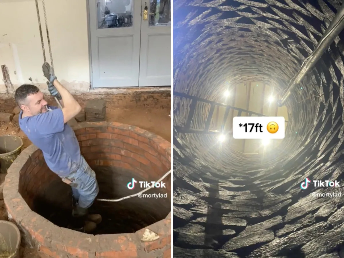 Man Discovers 300-Year-Old Well Under Kitchen and Incorporates it into Home