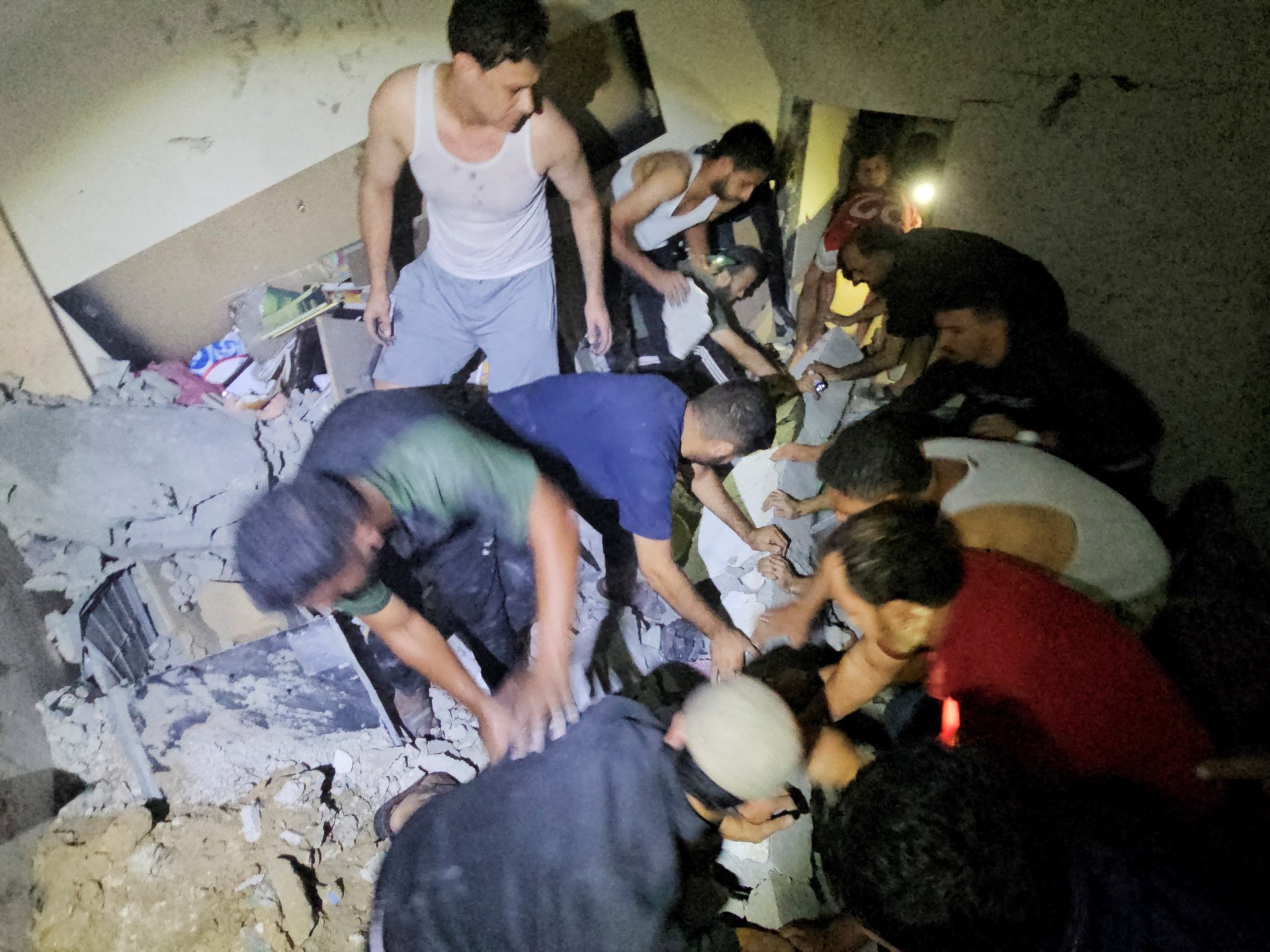 Israeli Air Attacks on Gaza Refugee Camps Leave Dozens Dead and Injured