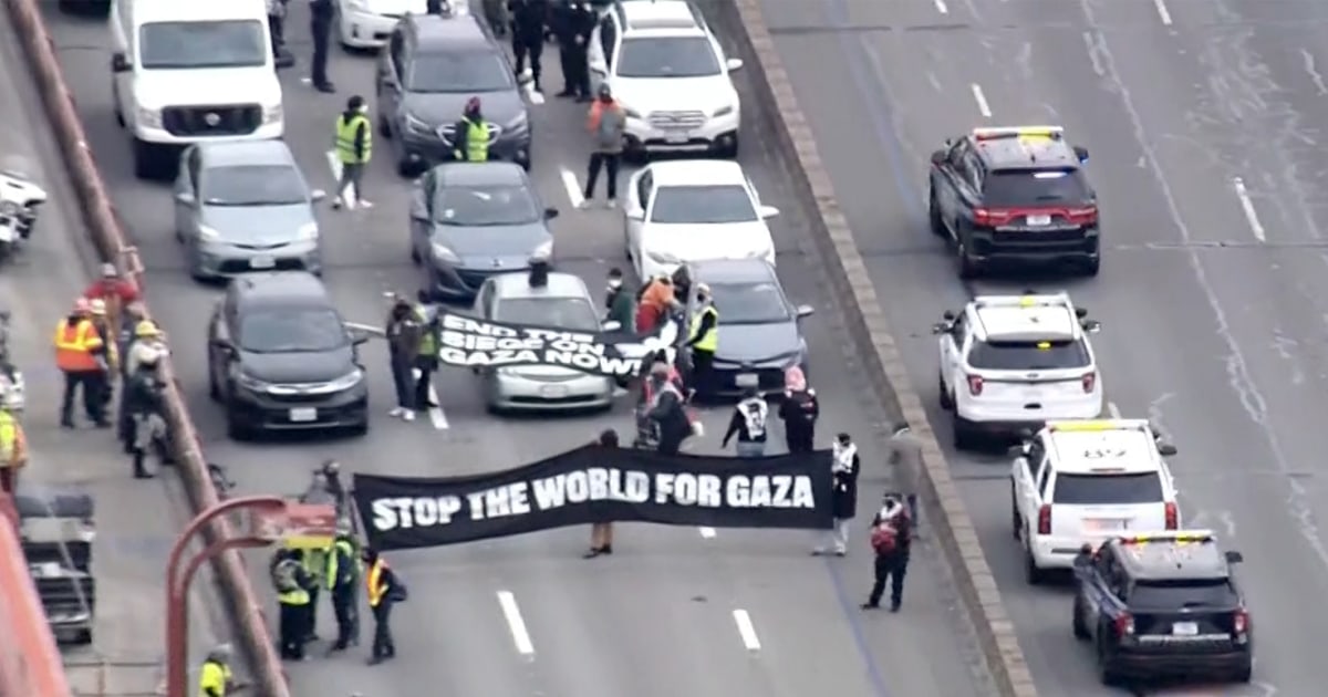 Featured image for "Pro-Palestinian Protests Disrupt Traffic Across US, Resulting in Dozens of Arrests"